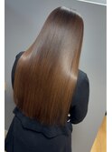 ロングのカラーは技術が必要。