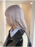 ◎ブロンドハイトーンカラーデザインカラーアンブレラカラー金髪