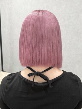 ロウル 渋谷(LOWRL) ラベンダーピンク/イメチェン/外ハネボブ/美髪/渋谷