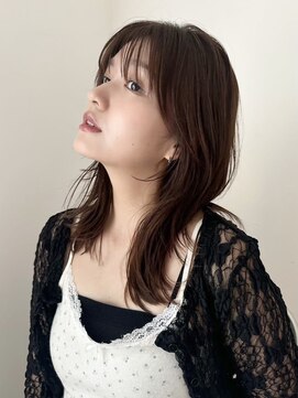 ゼスト 三鷹店(ZEST) ウェーブミディアムワイドバング韓国レイヤーカット/三鷹