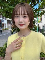 ロンド ボーイ 表参道(Lond BOY)&nbsp;くびれヘア/アプリコットオレンジ/ハイライトカラー/レイヤー