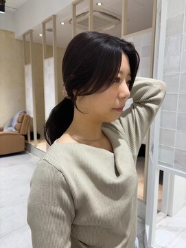 ビューバイネオリーブ 用賀店(Beau'r by neolive) くびれヘア縮毛矯正アプリコットオレンジ夏ハイライト《用賀》