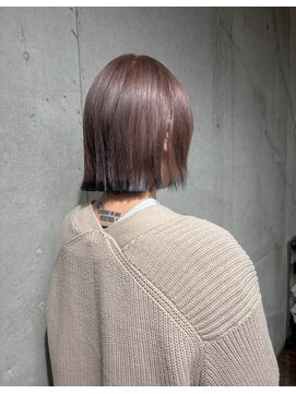 ガルボ ヘアー(garbo hair) 裾カラーハイトーン艶髪