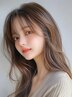 小顔似合わせカット+ブリーチなしダブルカラー+超音波3step TR 16500円