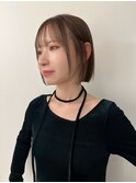 [天神今泉/黒髪カタログ/クラゲヘアー/オリーブグレー]