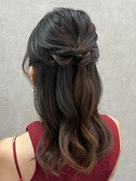 メゾンドムニ 恵比寿(Maison de MUNi)&nbsp;キレイめハーフアップヘアセット