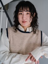 ヘアークラフト(Hair Craft)&nbsp;ハードパーマ×ミディアムレイヤー【岡山】黒髪