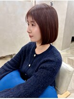 キラーナセンダイ(KiRANA SENDAI)&nbsp;チョコレートブラウン×小顔ボブ