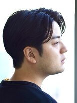 にもう 毛流れセンターパート/ニュアンスパーマ