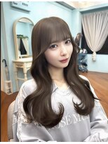 メイバイリーブル 表参道 原宿(May by Livre)&nbsp;アイドル前髪シースルーバングシースルーぱっつんロングヘア