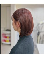 ガーデンヘアー(Garden hair) ピンクブラウンボブ