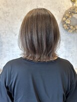 ディーヴァヘアーエズ(DIVA hair Eze) レイヤーボブ/ブリーチなしカラー/グレージュ/ダブルカラー