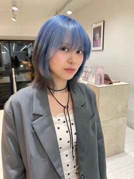 ニュート(Neut ) アイスブルー/ハイトーン/ルーツカラー/青髪/デザインカラー