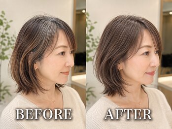 ネオリーブ モカ 川崎チネチッタ店(Neolive mocca)の写真/白髪をぼかして、明るく柔らかな髪色へ
