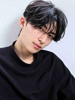 ヘアメイク フレンシア(hair make flencia)&nbsp;黒髪センターパート×ニュアンスパーマ
