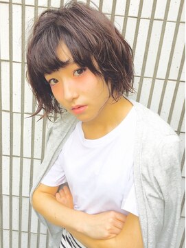 アンフィフォープルコ(AnFye for prco) 【AnFyeforprco】無造作ウェーブ☆ショートボブ