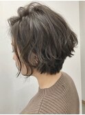 【cuzKLUB】カジュアルショートボブ×バイオレットアッシュ