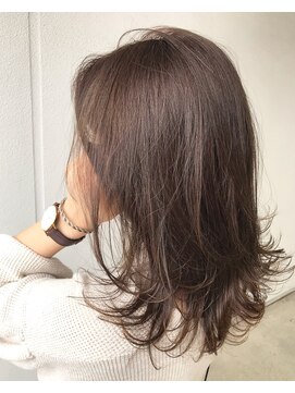 トリート 南行徳本店(TREAT) レイヤーカット×シアベージュ