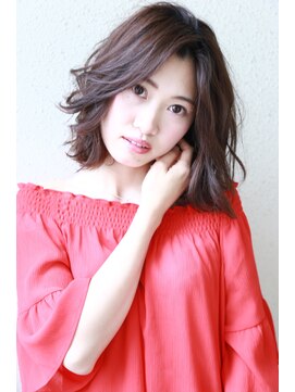 ヌーム 塚本店(NOOM) 前髪長め　肩　肩甲骨　ボブ　パーマ