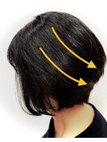 クオリス 上福岡店(QUALIS)&nbsp;前下がり/小顔ショートグラボブ/40代50代60代/白髪染め/黒髪