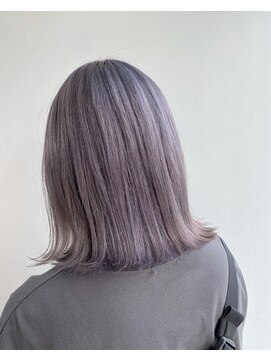 ヘアメイク オブジェ(hair make objet) 韓国スタイル パープルグレージュ