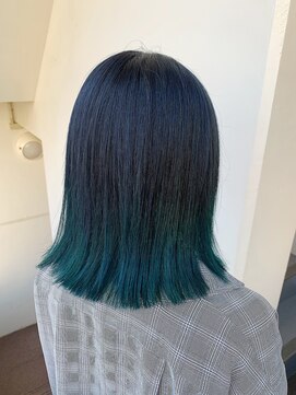 サロンドミルク 溝の口店(salon de MiLK) ＊寒色系で作る闇属性のグラデーション