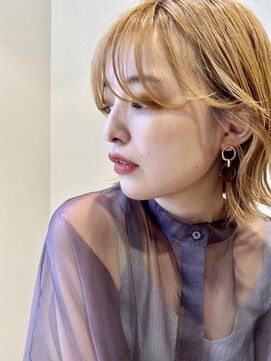 レポゼ 日本橋室町(Repose) 【Repose日本橋室町/岡】　外ハネボブ　ハニーベージュ