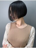 【morio池袋】綺麗でかっこいい黒髪ショート♪