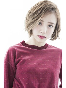 ミエルヘアーエスト 新宿店(mielhair est) かき上げボブ【新宿】