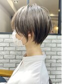 絶壁解消!大人ひし形ショートボブ/30代/40代【中村】