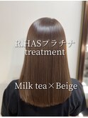 R.HASプラチナtreatment×color