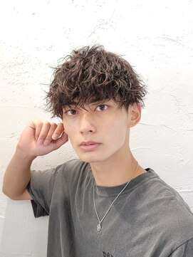 フィフス 原宿(fifth) ツイストスパイラルパーマツーブロックアップバングマッシュ