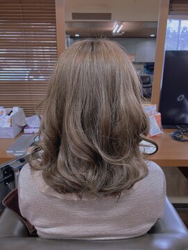 プレッソヘアー Presso hair 大人ミルクティーカラー