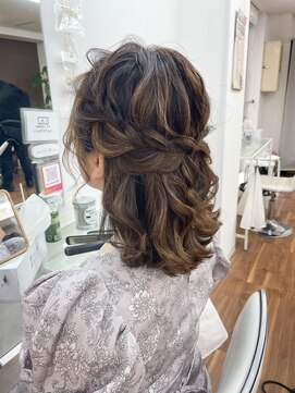 リレーション(Relation) 編み込みハーフアップ