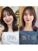 アフロートリノ(AFLOAT Leino)&nbsp;小顔ヘルシーレイヤースタイル透明感カラー【修】20代30代40代