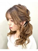 編み込みツイン
