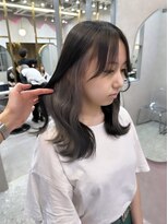 ロンド レア 天神大名店(Lond Le’a)&nbsp;ダブルカラーホワイトグレーインナーカラーグレージュ韓国ブルベ