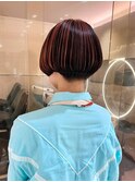ハッシュカット/似合わせカット/レッドブラウン[恵比寿駅]