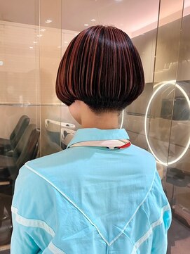 メゾンマイル 恵比寿(maison mile) ハッシュカット/似合わせカット/レッドブラウン[恵比寿駅]