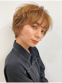 【長谷川】ふんわりブロンドショート
