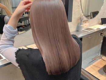 チュチュ(chuchu)の写真/【東久留米駅徒歩2分】[髪質改善]×[小顔顔回りカット]×[グレージュカラー]で韓国トレンドヘアが叶う♪