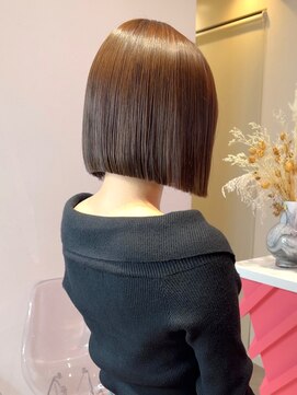 ロンドヴァリー 渋谷店(Lond vallee) 縮毛矯正だからこそできる艶のあるストンボブ