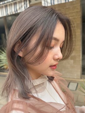 アースモード 亀戸店(EARTH Mode) 大人可愛い大人美人くすみカラーアッシュグレーベージュ