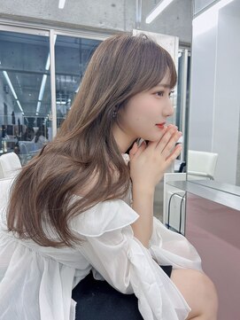 アリュウル 表参道 青山(Allure) ブリーチなしだぶるくすみベージュカラー