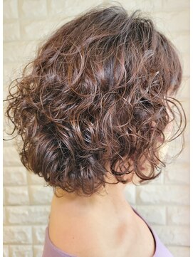 松本平太郎美容室 国立店 ミディアムグラレイヤーウェーブ×パーマ/30代40代50代60代