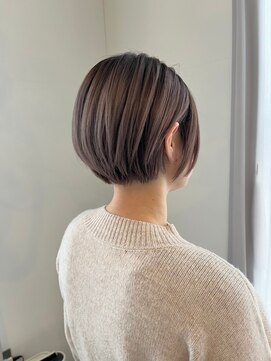 グレージュショート