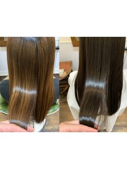 違いを実感！髪の悩みに合わせて“魔法のレシピ”で配合する《オーダーメイドトリートメント》が自慢♪