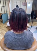メルティカラー似合わせカットウェーブミディアム縮毛矯正