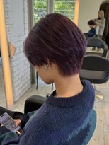 インク サカエ(inq sakae)&nbsp;メンズ/ミディアムショート/バイオレットブラウン