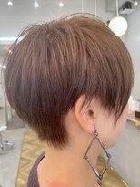 ロミー 本厚木(ROMMY.)&nbsp;マッシュショート◎フェザーショート/マロンベージュ☆ブリーチ